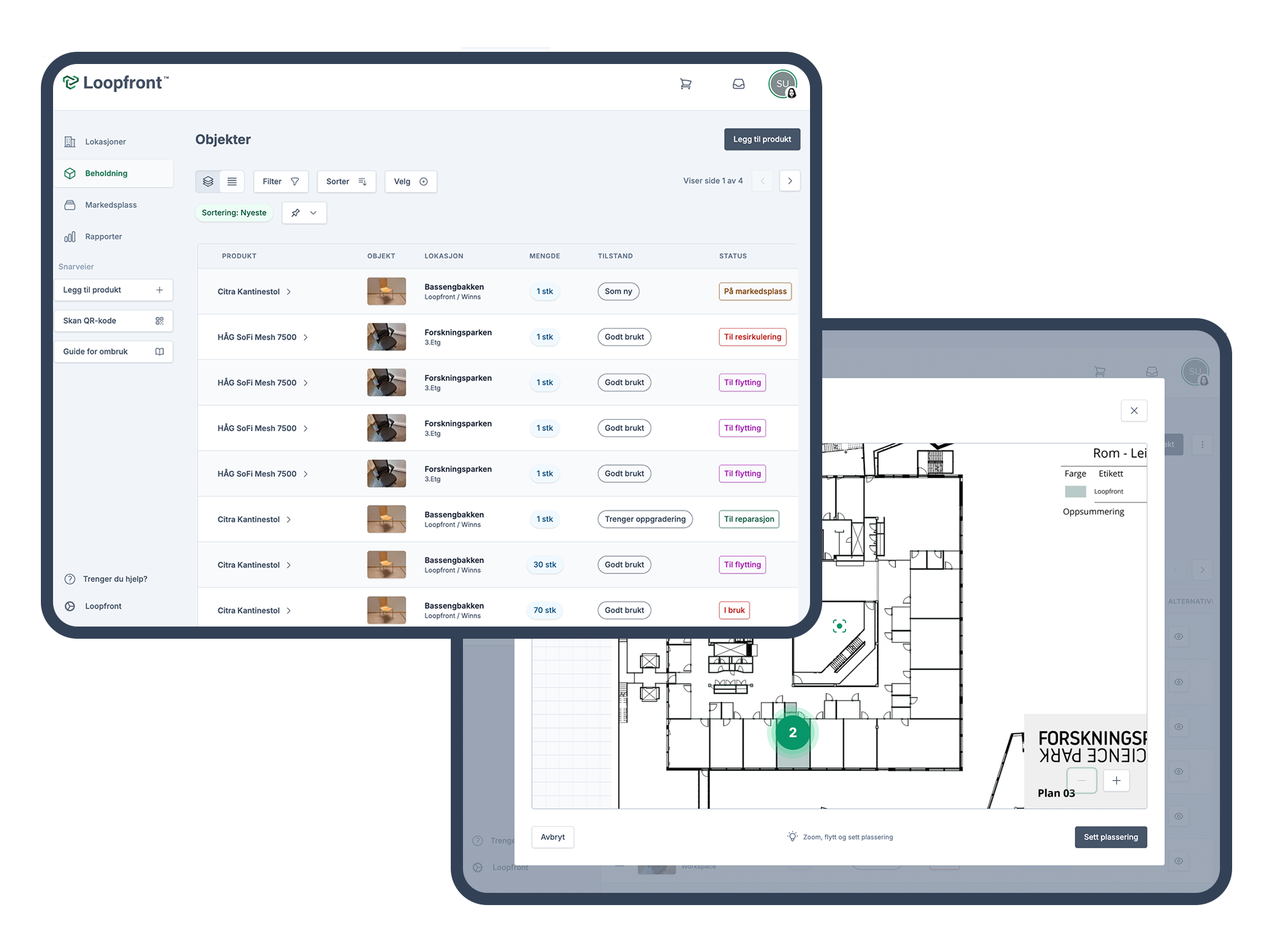Planning functionality